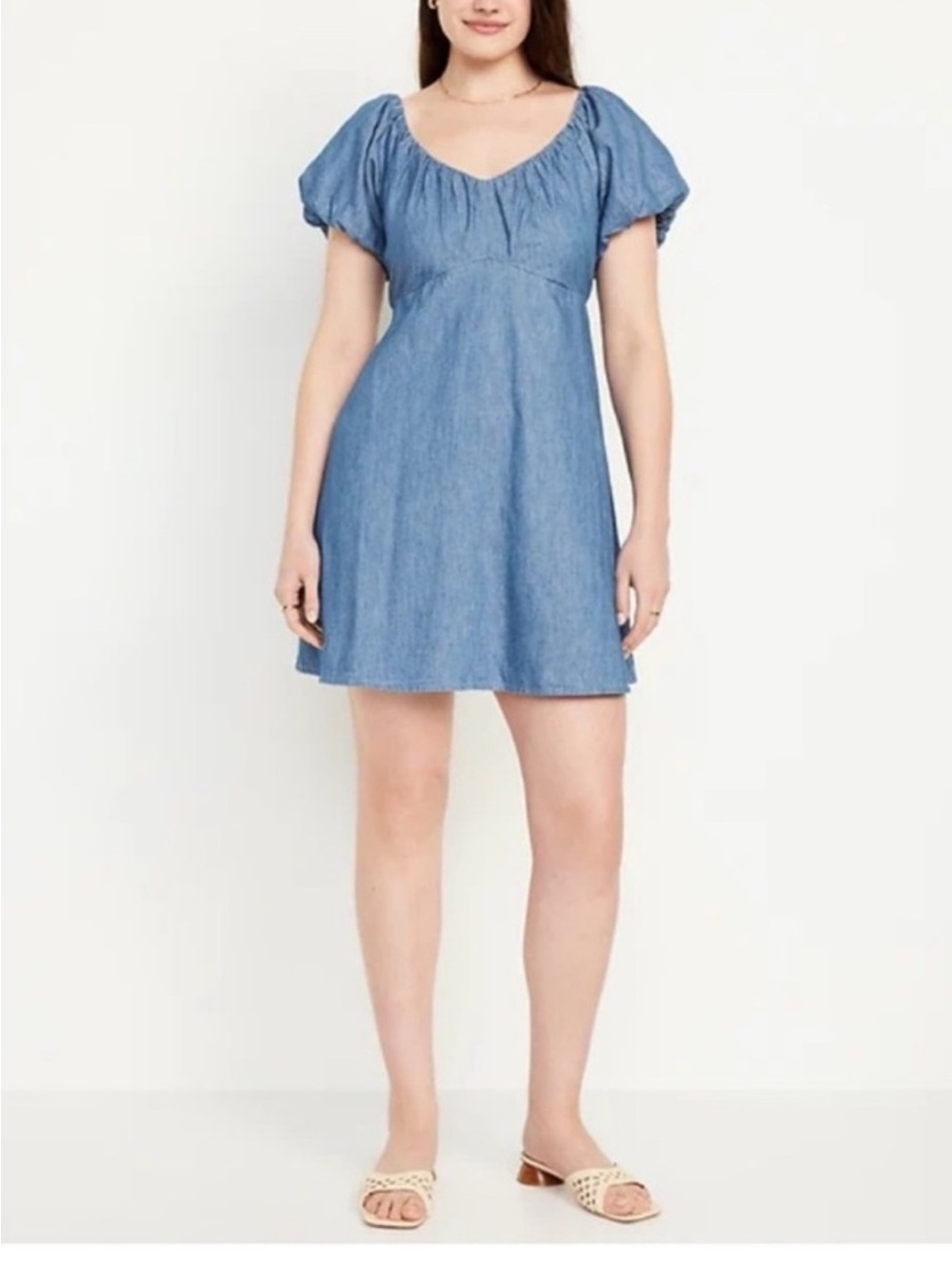 Old Navy Jean Mini Swing Dress - Picture 5 of 10